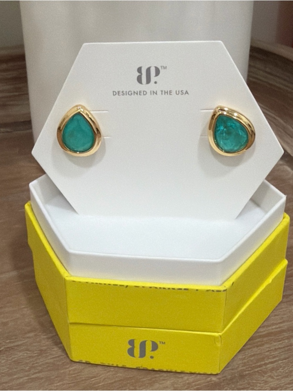 BP OG Earrings Breath Caught In Firelight Bomb Party Jewelry NIB